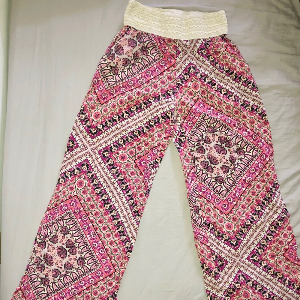 Boho Wide Leg Pants